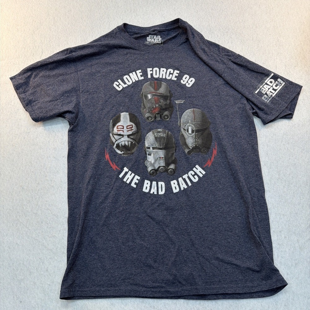 Disney Star‎ Wars The Bad Batch Logo T-shirt Medium